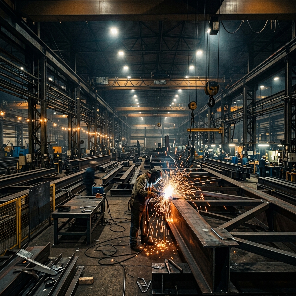 Steel Fabrication Cinematic Backdrop